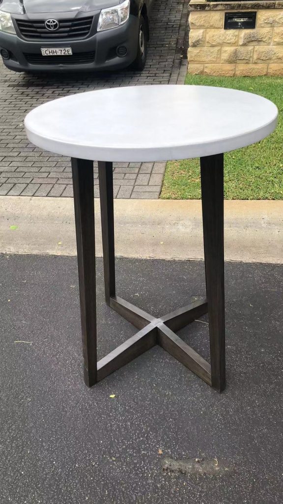 Concrete Top Bar Table Castle Hill Furniture