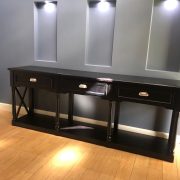 Custom made American Oak Console Table