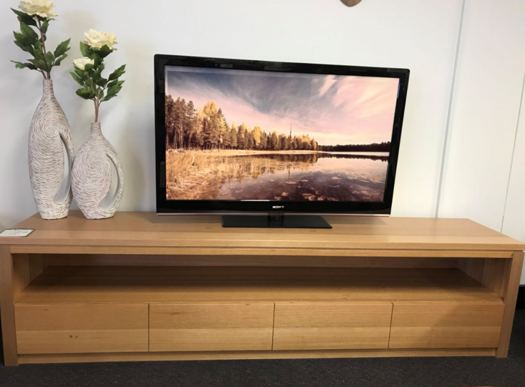 Tasmania Oak Low line TV UNIT - Castle Hill Furniture
