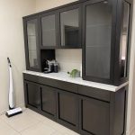 Stone Countertop buffet and hutch