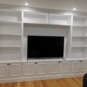 Castlewood Hampon Style Built in Entertainment Wall Unit