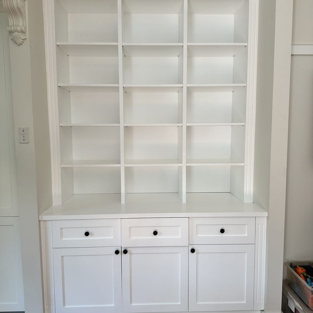 Oxford Built in Hampton Style Bookcase Castle Hill Furniture