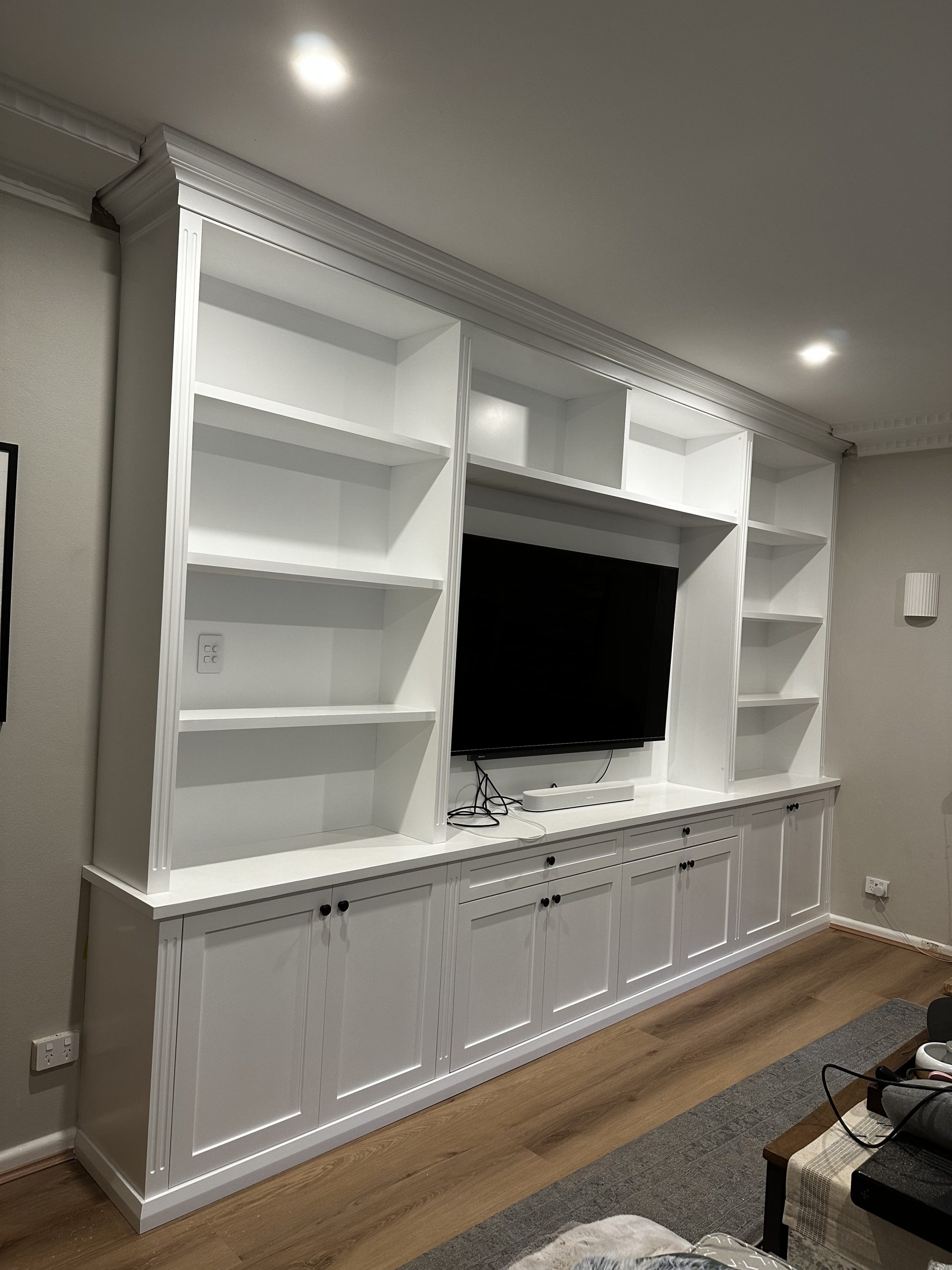 Hamptons on sale wall unit