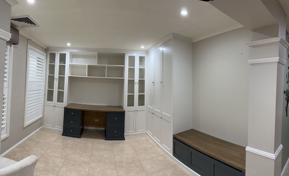 Camden Custom Made Home Office Wall Unit - Castle Hill Furniture