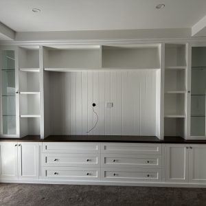 TV Wall Unit, hamptons , made to order