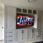 built in bedroom wall unit