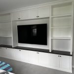 Gumwood Built in Entertainment wall unit, 4230 mm