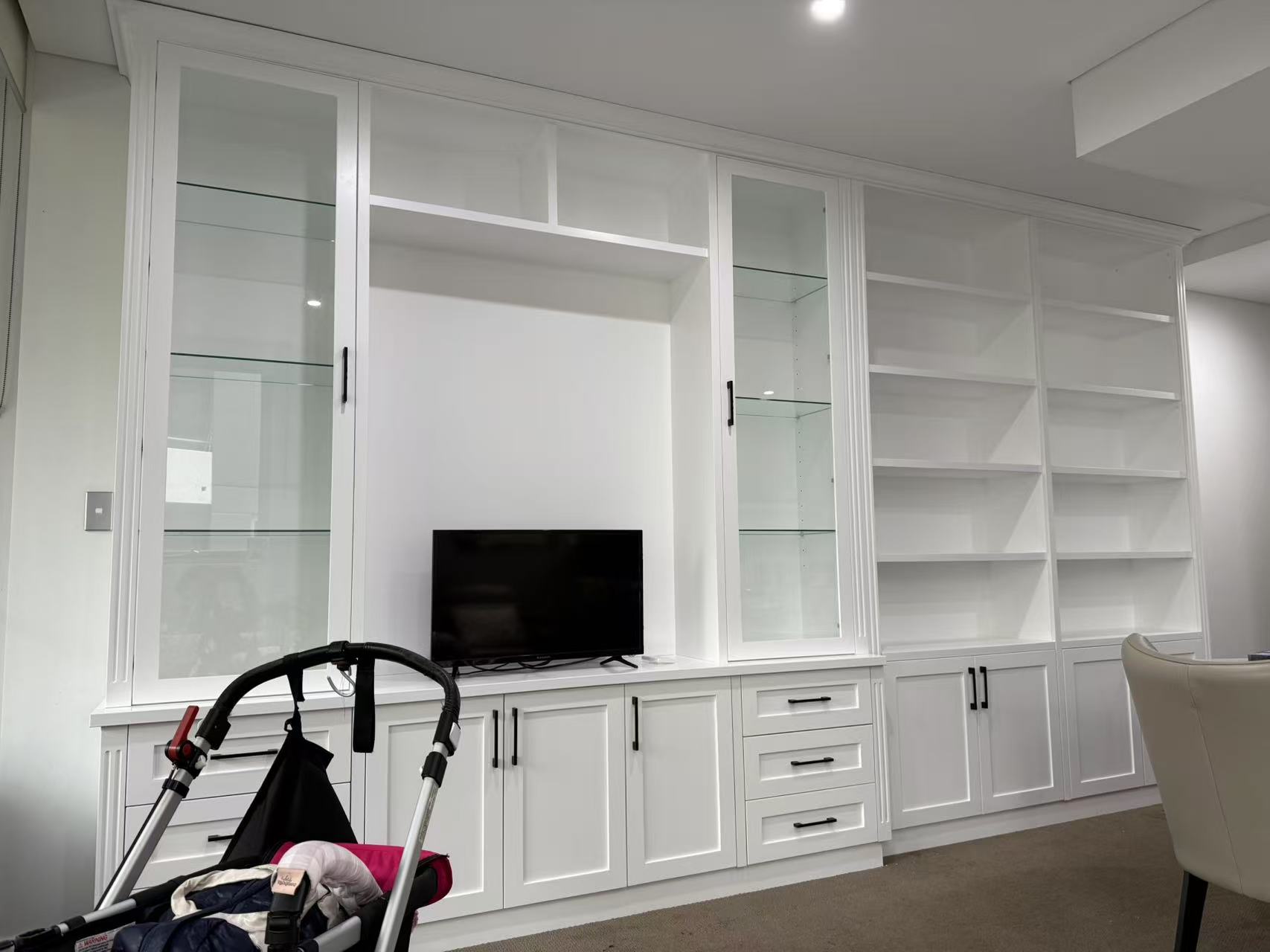 Hampton Style TV Wall Unit