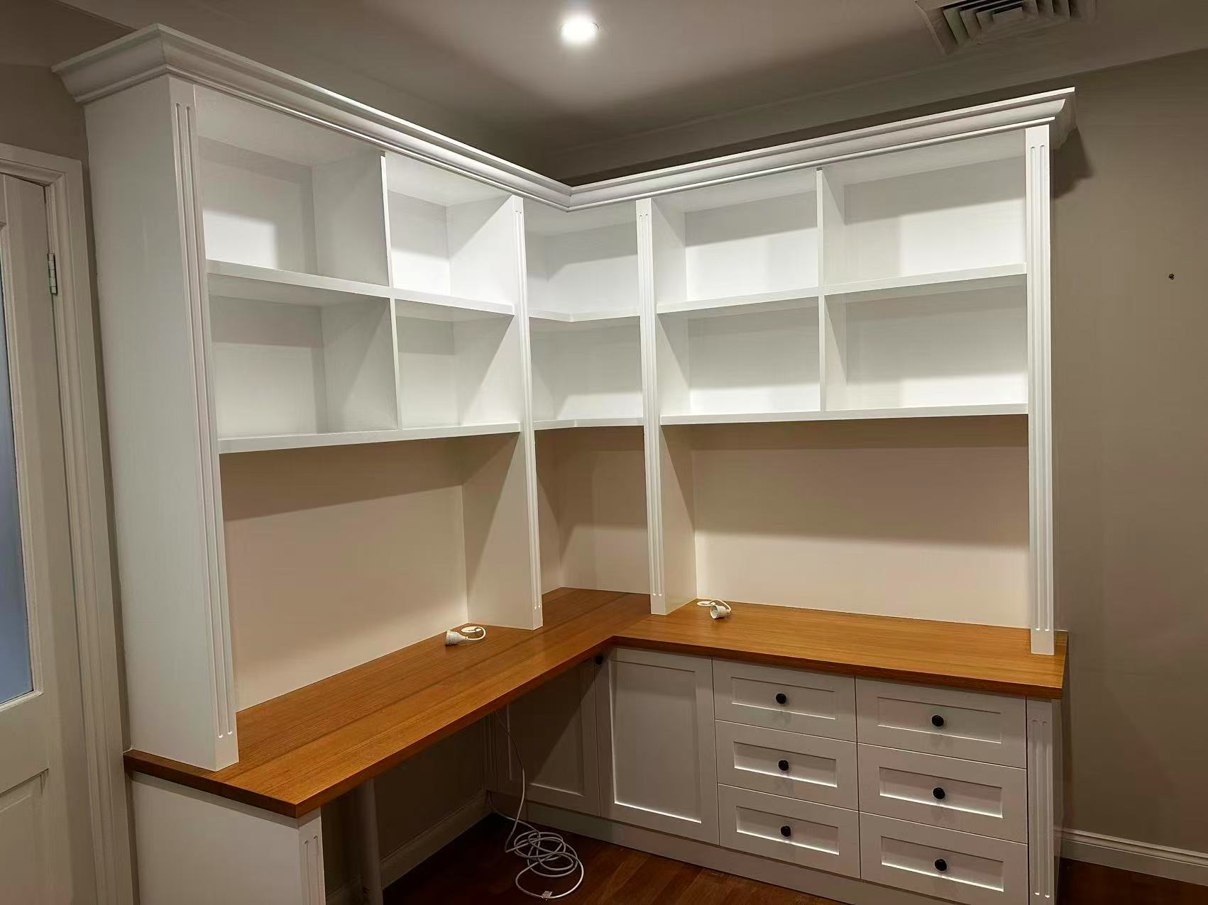 Parkhill 2.0 Hampton Style Corner Home Ofifice Wall Unit