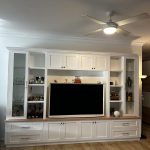 Hampton Style Entertainment Wall Unit