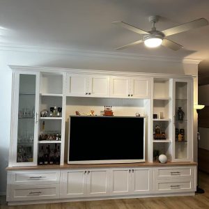 Hampton Style Entertainment Wall Unit