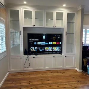 Lambrose Built in Entertainment Wall Unit